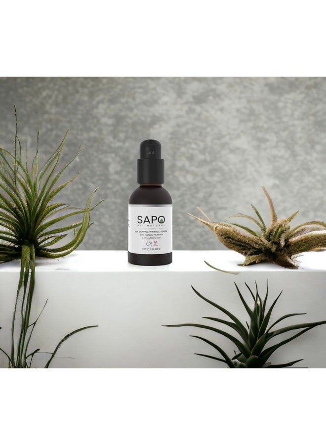 Wrinkle Serum Reduce Wrinkles Softens Your Skin And Smoothes Your Face Made With Retinol Hyaluronic Acid & Vitamin C Nourishing & Moisturizing 1 Fl Oz
