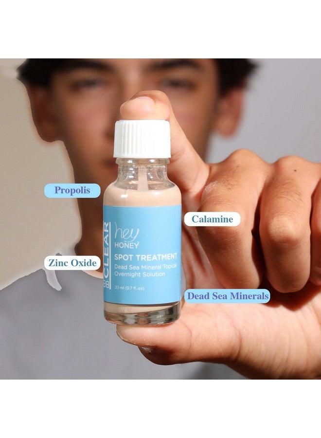 Skincare Be Clear Acne Spot Treatment Overnight Pimple Drying Lotion Use Over Zits Whitehead & Blemishes 1 Oz