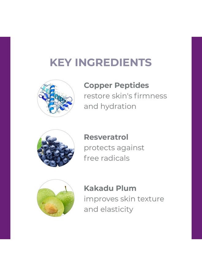 Derma E Ultra Lift Dmae Concentrated Serum All Natural Skin Firming Serum Hydrating Serum With Copper Peptides And Resveratrol Concentrated Facial Skin Care Serum 1Oz