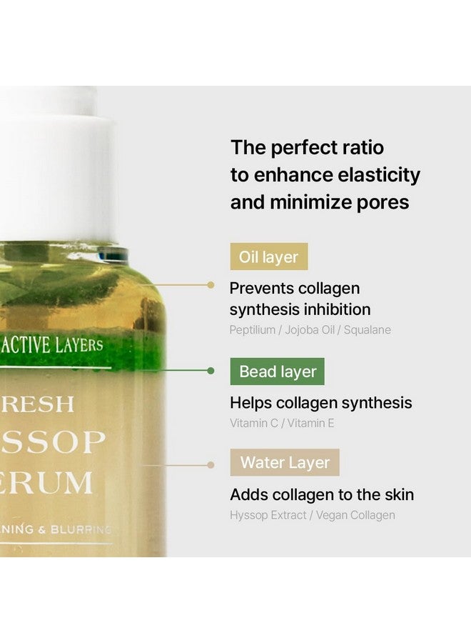 Fresh Hyssop Spray Serum Mist Antiaging Deep Hydration Anti Wrinkle All In One Care Korean Skincare