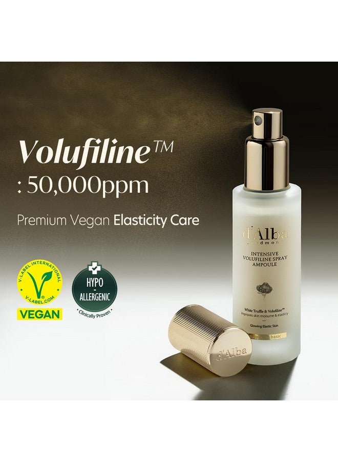D'Alba Intensive Vegan Volufiline Spray Ampoule Premium Elasticity Care Treatment 50000Ppm Volufiline Ampoule Ultimate Skinfirming 1.69 Fl.Oz