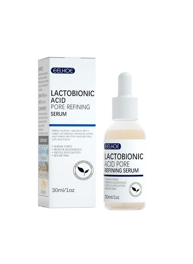 Lactobionic Acid Pore Refining Serumminimize Pores Serum Gentle Formula Clean Pore Shrink Pore Firming Skin Reduce Fine Lines Facial Liquid For All Skin