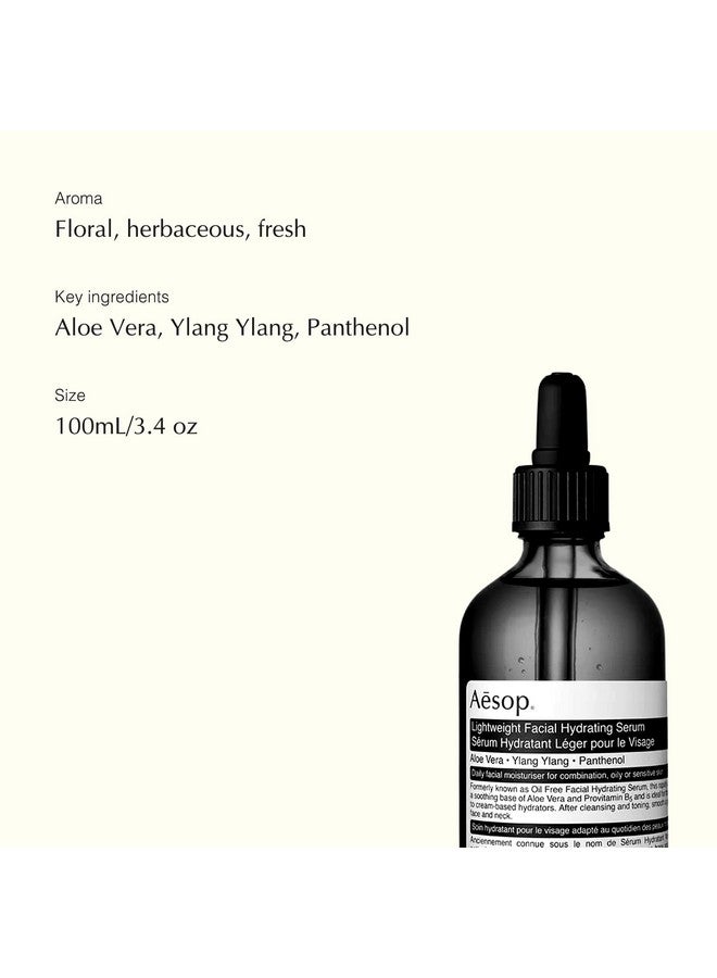 Lightweight Facial Hydrating Face Serum 100 Ml / 3.3 Oz