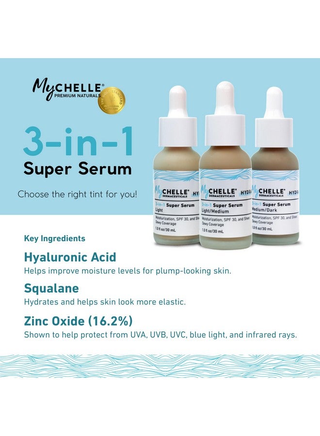 Mychelle Medium/Dark 3In1 Super Serum 1 Oz