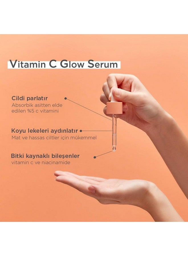 Vitamin C Glow Serum With Ascorbic Acid Toning Illuminates For Glowing Skin [30Ml]