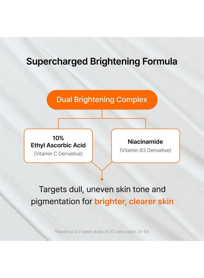S] Freshly Juiced Vitamin Charging Serum Korean Skincare 3Oethyl Ascorbic Acid 10% Niacinamide Nonoily Texture For Sensitive Skin