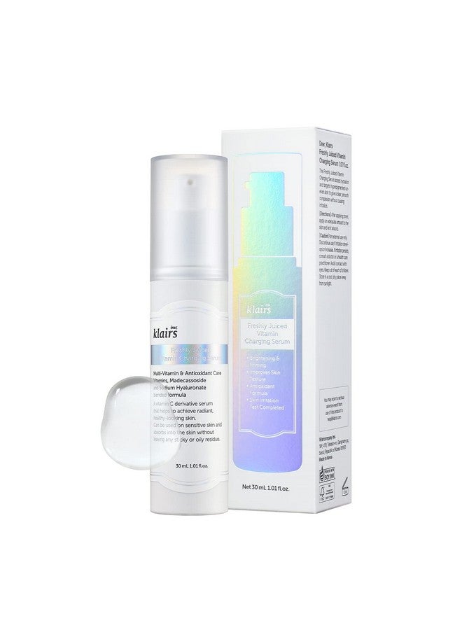 S] Freshly Juiced Vitamin Charging Serum Korean Skincare 3Oethyl Ascorbic Acid 10% Niacinamide Nonoily Texture For Sensitive Skin