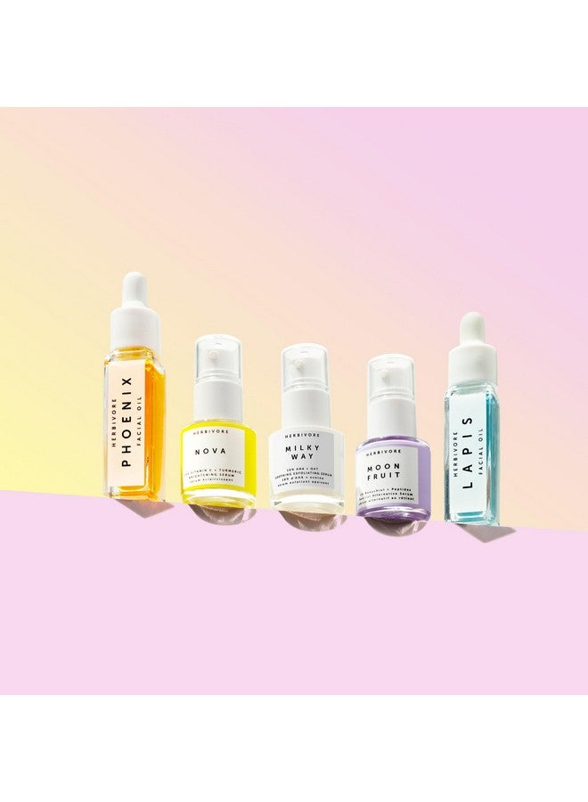 Rainbow Minis Set (Serums + Oils Best Sellers Collection) Plantbased Vegan Crueltyfree