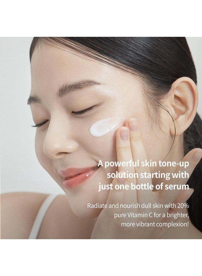 Vitamin C Serum Korean Skin Care Serum For Face With 20% Pure Vitamin C Skin Texture & Elasticity Care Face Moisturizer For All Skin Types(1.01 Fl. Oz.)