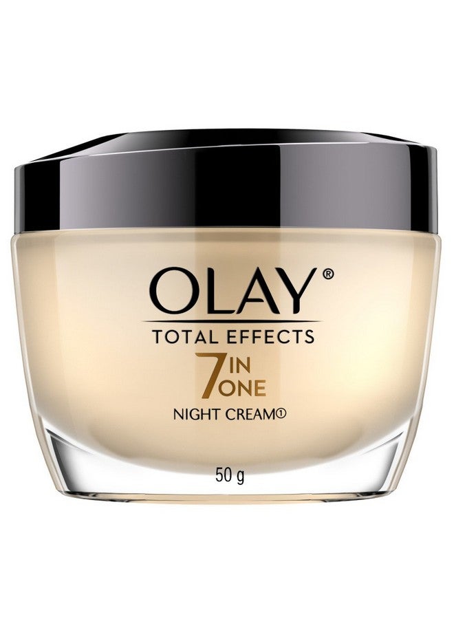 Total Effects 7 In 1 Antiaging Face Moisturizer Night Cream With Vitamin E B3 And Pro B5 1.7 Oz