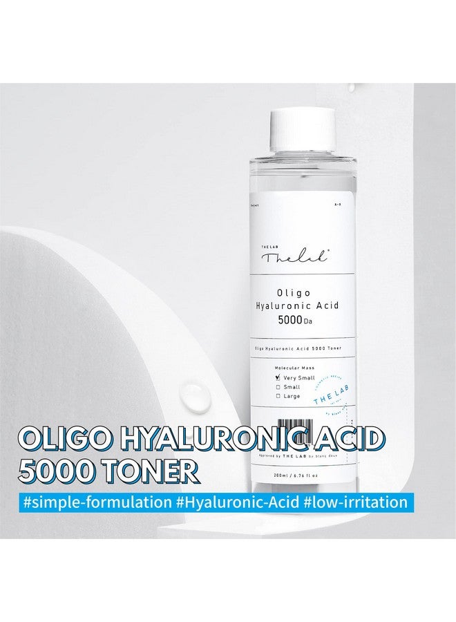 Blanc Doux Oligo Hyaluronic Acid Facial Toner 6.76 Fl Oz Vegan Hypoallergenic Intense Ultra Hydrating Skin Essence Face Moisturizer Dry Sensitive Acneprone Agedefying Cotton Pads Korean Skin Care