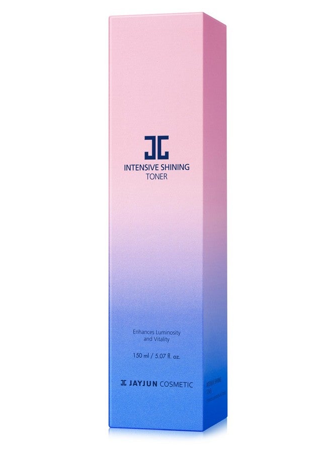 Jayjun Intensive Shining Toner 5.07 Fl. Oz. (150Ml) Hydrating Facial Toner With Cherry Blossom & Baobab For Smoother Skin