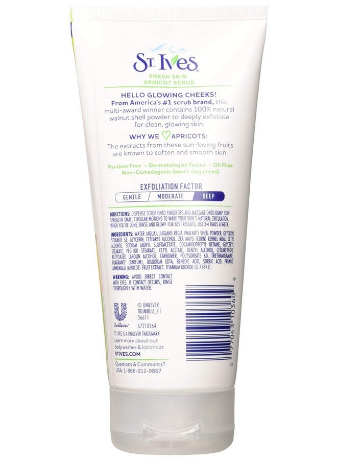 Face Scrub Apricot 6 Oz(Pack Of 3)
