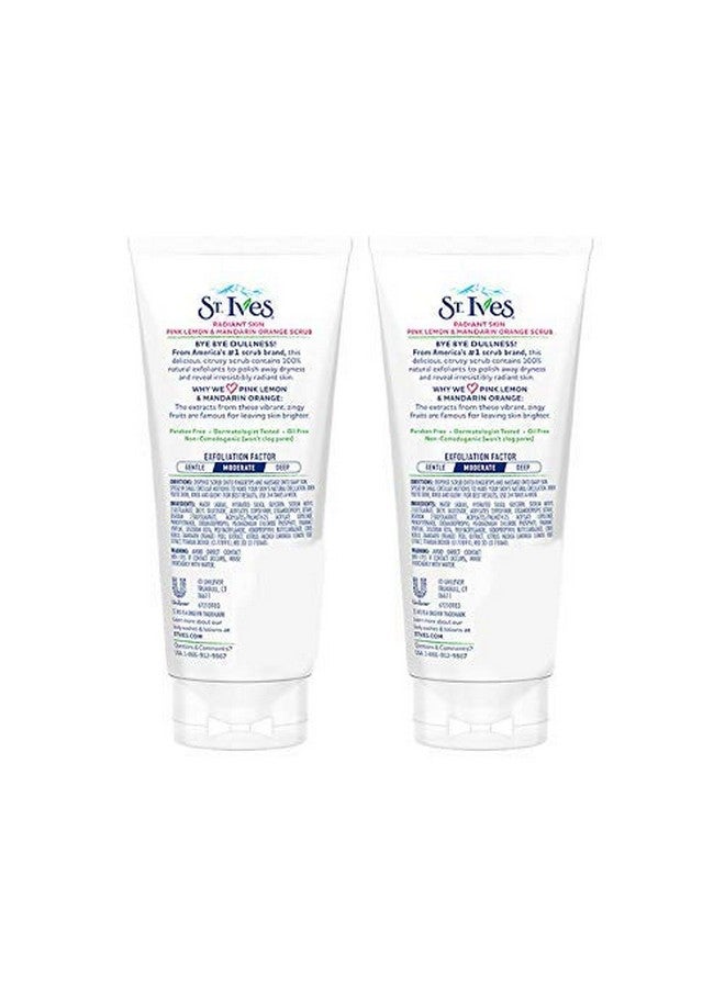Radiant Skin Pink Lemon And Mandarin Orange Face Scrub 6 Oz (Pack Of 2)