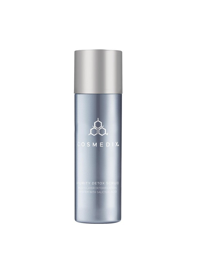 Purity Detox Scrub Multilayer Detoxification System With Salicylic Acid Cleanses Skin Poppy And Jojoba Seeds Crueltyfree Gluten Free