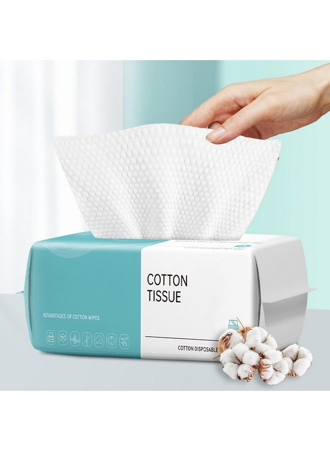 Disposable Face Towelcotton Facial Dry Wipe For Sensitive Skin Facial Tissues For Skin Care Facial Cleansing Makeup Wipes Makeup Remover Towels Upgraded And Thickened