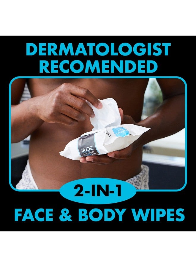 Wipes Face And Body Wipes 3 Pack 90 Wipes Unscented Wipes With Sea Salt & Aloe 2In1 Body & Face Wipes Alcohol Free And Hypoallergenic Cleansing Wipes