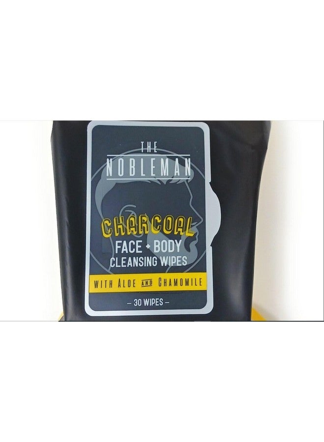The Face & Body Cleansing Wipes Charcoal 30 Count