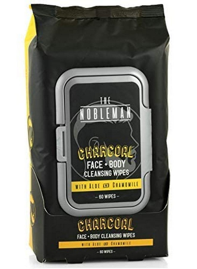 The Face & Body Cleansing Wipes Charcoal 30 Count