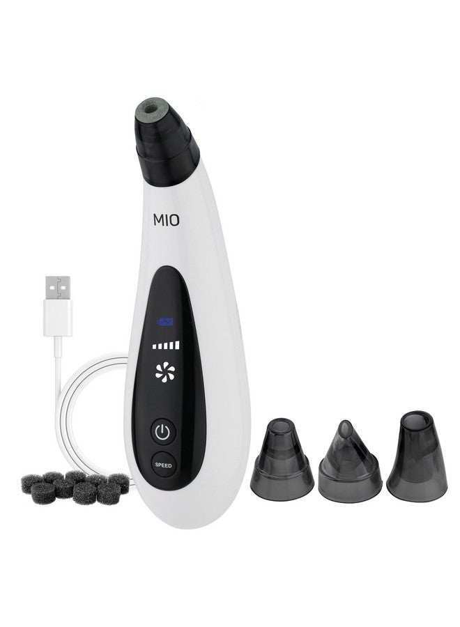 Mio Diamond Tip Microdermabrasion Blackhead Remover Pore Cleansing & Resurfacing System Reduces Acne Scars Wrinkles And Exfoliates For Clearer Skin