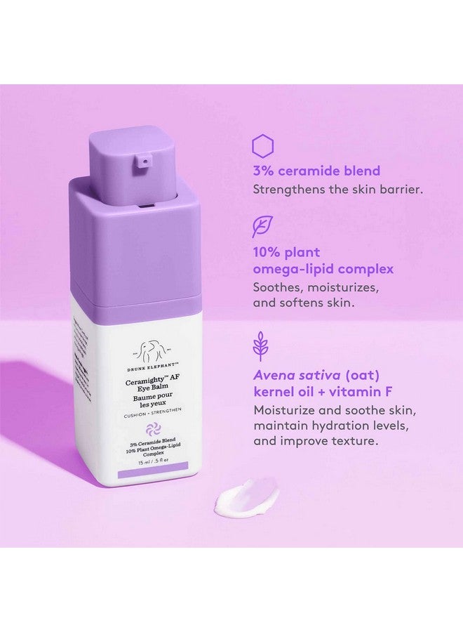 Ceramighty Af Eye Balm Soothing Strengthening Under Eye Cream 0.5 Fl Oz