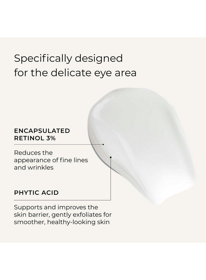 Wunderlift Night Retinol Eye Cream 3% Encapsulated Retinol Hyaluronic Acid And Coleus Forskohlii Vegan And Cruelty Free