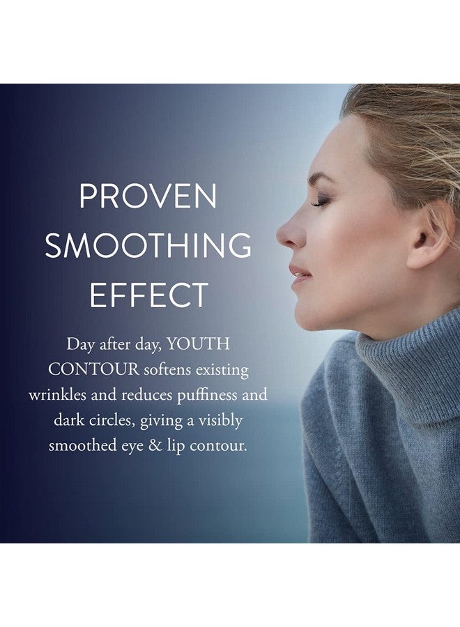 Youth Contour Eye & Lip Skin Cream Soothing Face Cream Antiaging Eye Contour Cream Under Eye Cream For Dark Circles & Puffiness Reduce Fine Lines & Wrinkles 15Ml