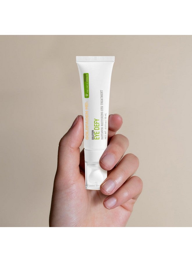 Eye Defy Radiance Restoring Eye Treatment Meadowfoam Seed Oil Peptide Complex Hyaluronic Acid And Squalane Eye Cream