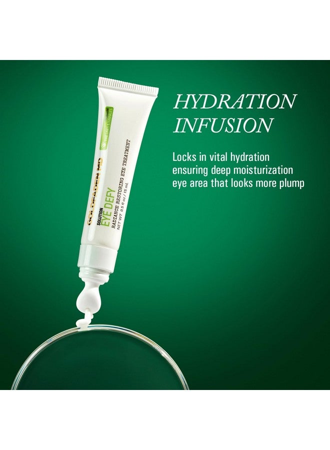 Eye Defy Radiance Restoring Eye Treatment Meadowfoam Seed Oil Peptide Complex Hyaluronic Acid And Squalane Eye Cream