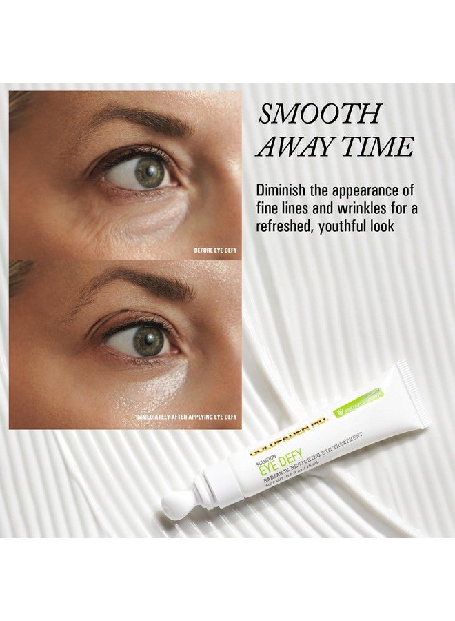 Eye Defy Radiance Restoring Eye Treatment Meadowfoam Seed Oil Peptide Complex Hyaluronic Acid And Squalane Eye Cream