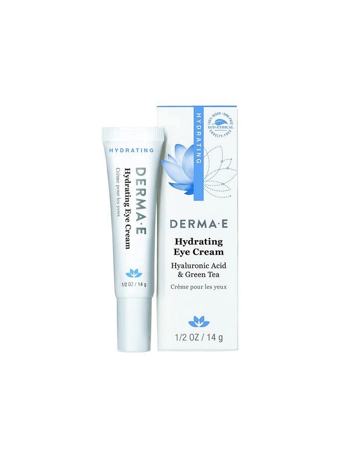 Derma E Hydrating Eye Cream With Hyaluronic Acid 0.5 Ounces