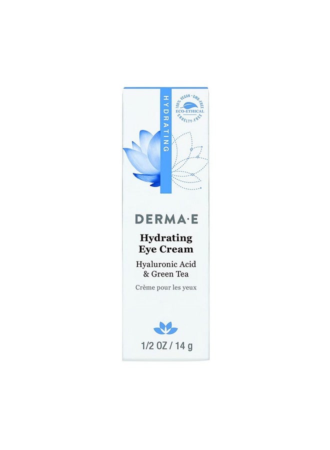 Derma E Hydrating Eye Cream With Hyaluronic Acid 0.5 Ounces