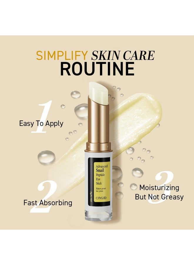Eye Cream For Dark Circles Eye Puffiness Under Eye Bags Treatment Antiwrinkle Snail Eye Stick
