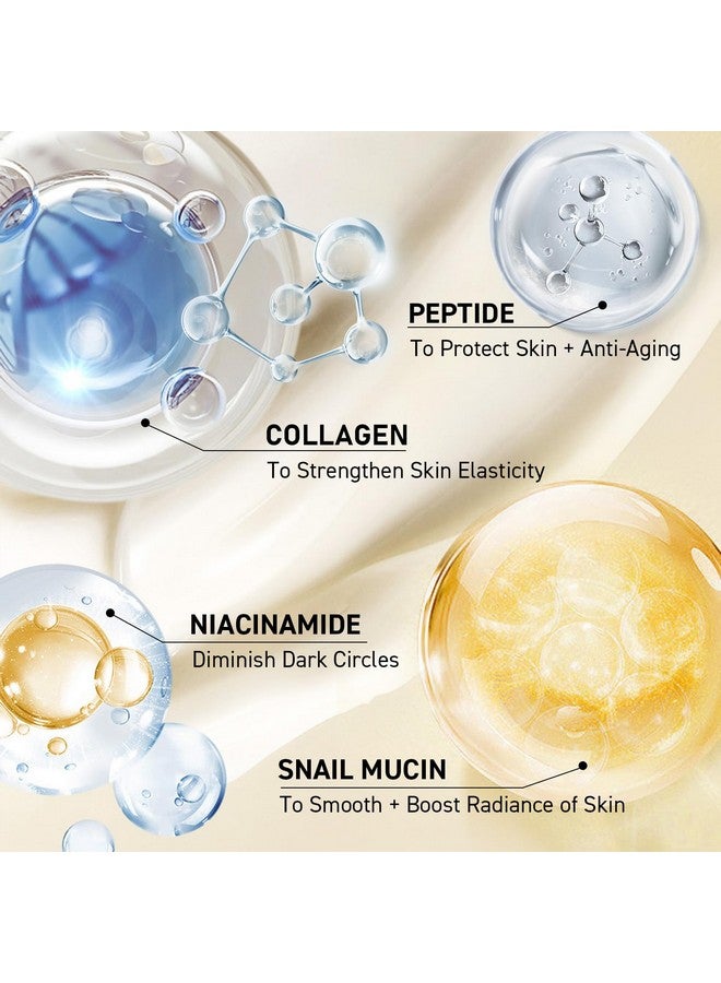 Eye Cream For Dark Circles Eye Puffiness Under Eye Bags Treatment Antiwrinkle Snail Eye Stick