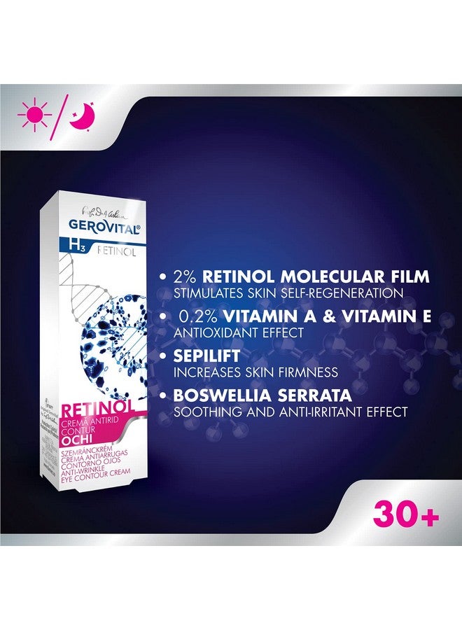 H3 Retinol Antiwrinkle Eye Contour Cream (With Retinol) 30+