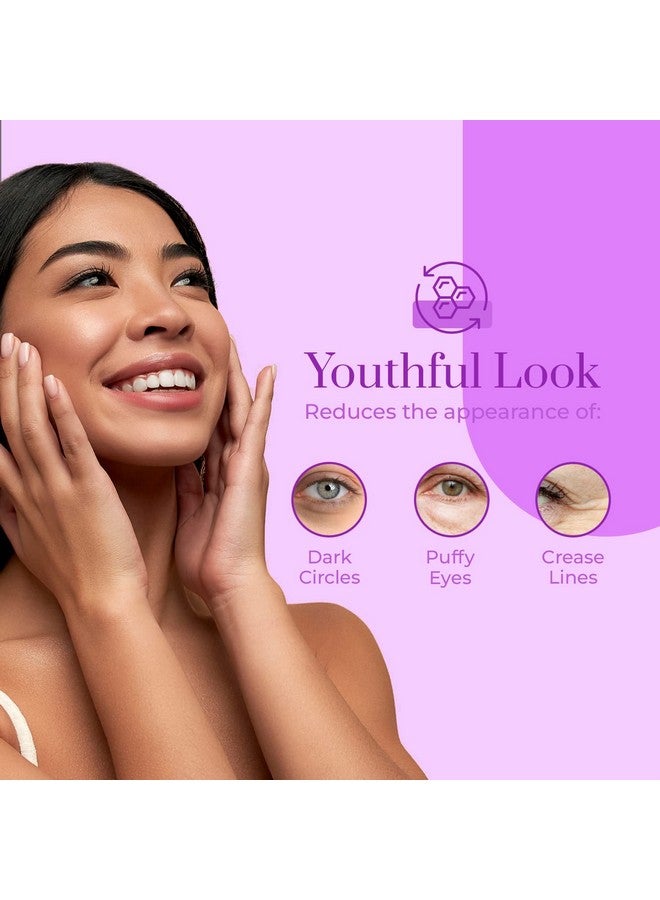 Collagen Eye Cream For Dark Circles And Puffiness Moisturizing & Antiaging Under Eye Cream Cruelty Free Korean Skin Care For All Skin Types 1.01 Oz
