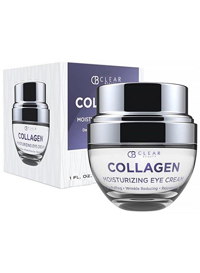 Collagen Eye Cream For Dark Circles And Puffiness Moisturizing & Antiaging Under Eye Cream Cruelty Free Korean Skin Care For All Skin Types 1.01 Oz