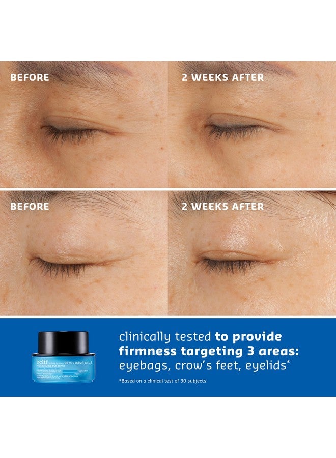 The True Cream Moisturizing Eye Bomb Eye Cream Firms And Reduces Fine Lines Crow'S Feet And Wrinkles Peptide Ceramide Squalane Kbeauty