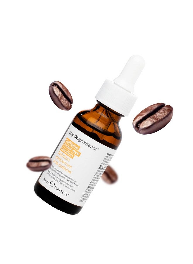 My In.Gredients Caffeine Undereye Solution For Dark Circles Puffiness And Wrinkles Anti Aging Treatment For Bags Under Eyes And Fine Lines For Men And Women