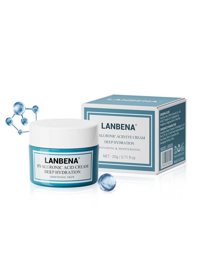 Eye Cream For Wrinkles Antiaging Eye Cream With Hyaluronic Acid Reduce Fine Lines Firm Eye Skin Puffy Eyes And Dark Circles Treatments
