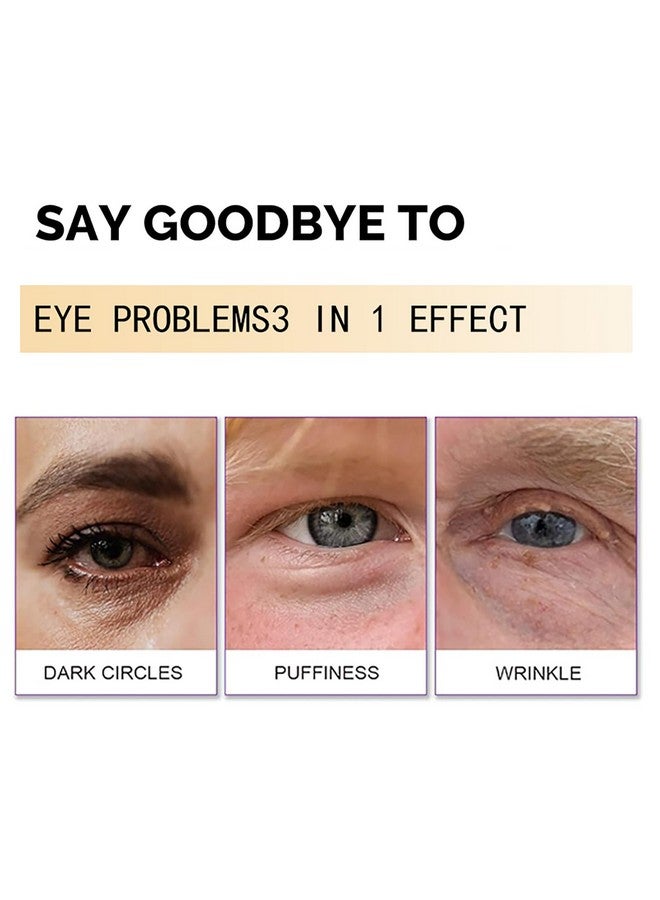 Snail Peptide Advanced Under Eye Cream For Dark Circles With 360° Massage Ball Reduces Wrinkles &Fine Lines Eye Essence Rollon Firms Moisturizes And Tightens Puffy Eyes For Men&Women