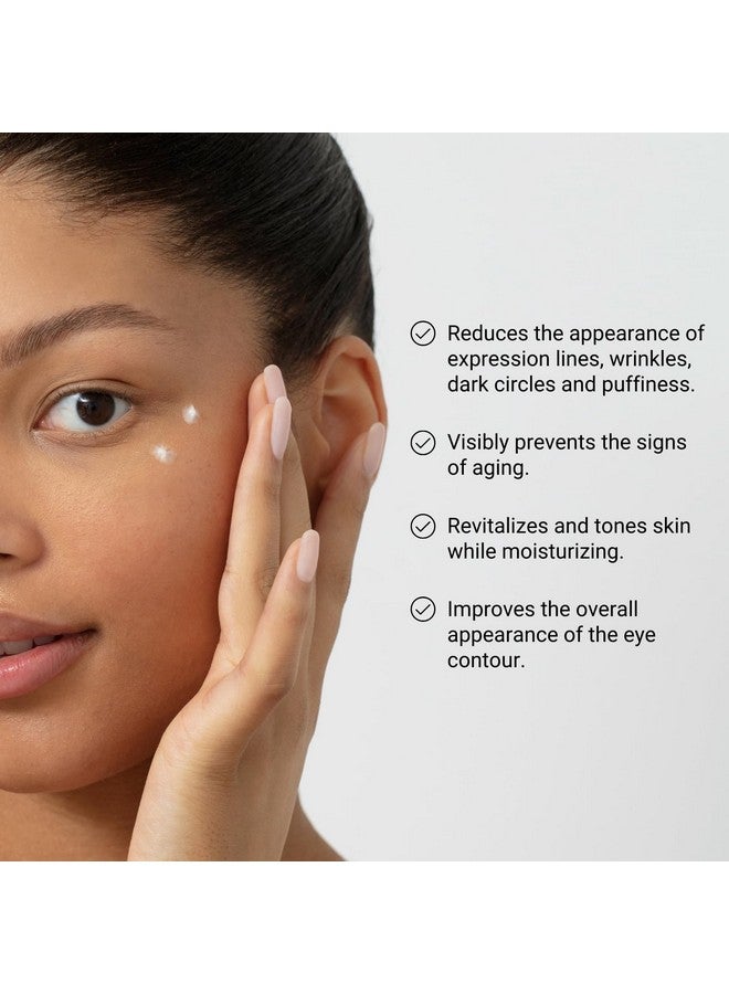 Botapeptides Eye Contour Antiaging Undereye Cream For Dark Circles Wrinkles & Puffiness 0.5 Oz