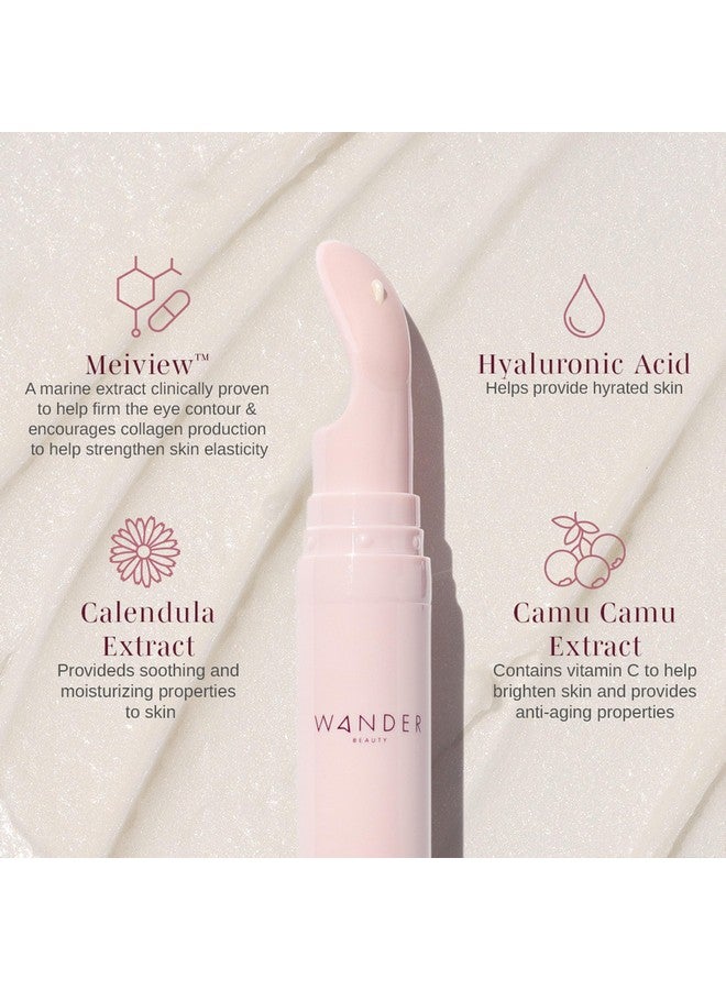 Baggage Claim Everyday Eye Cream Eye Serum For Dark Circles Undereye Bags & Fine Lines Hydrating Eye Cream With Hyaluronic Acid + Vitamin C Brightens Tightens & Lifts 0.5 Oz