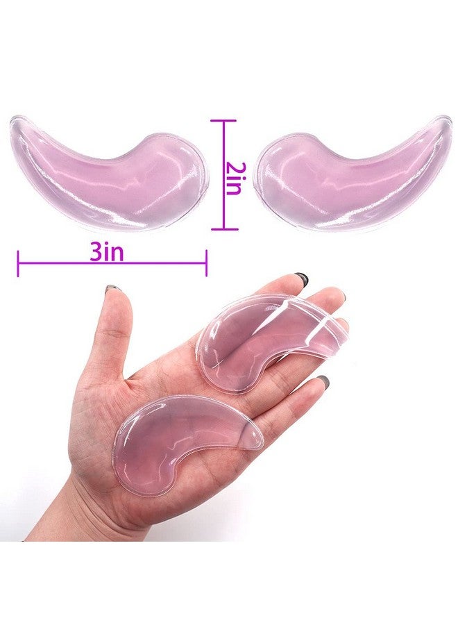 Reusable Gel Eye Ice Pack Cooling Eye Pad Hot ＆ Cold Treatment For Eye Strain Eye Swelling Eye Redness Puffy Eyes Dark Circles Smooth Fine Lines And Eye Recover Surgery. (Purple ＆ 10Pcs)