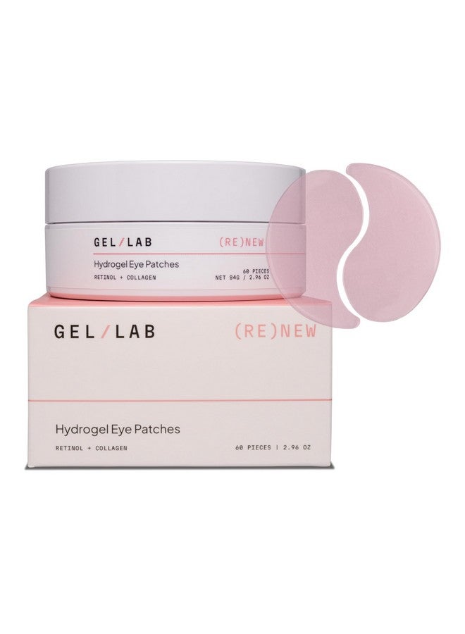 Renew Under Eye Gel Patch Korean Hydrating Eye Mask Retinol & Collagen Reduces Fine Lines And Wrinkles While Balancing And Brightening Skin Tone 60 Patches