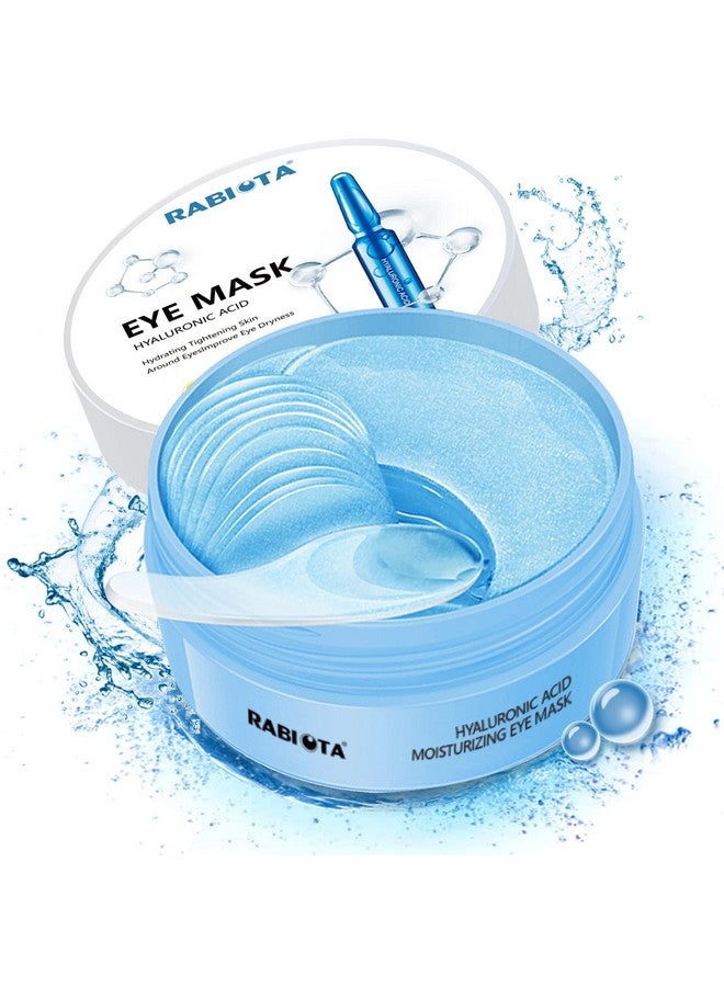 Under Eye Patches30 Pairs Hyaluronic Acid Antiaging Under Eye Mask Collagen Under Eye Gel Pads For Dark Circles Wrinkles Fine Line Puffiness (Blue)
