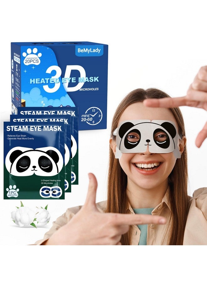 Steam Heat Eye Mask For Dry Eyes Disposable Heated Eye Maskwarm Eye Compress For Dark Circles Spa Eye Mask For Puffy Eyes Maskmoist Self Heating Pads For Tired Eyes