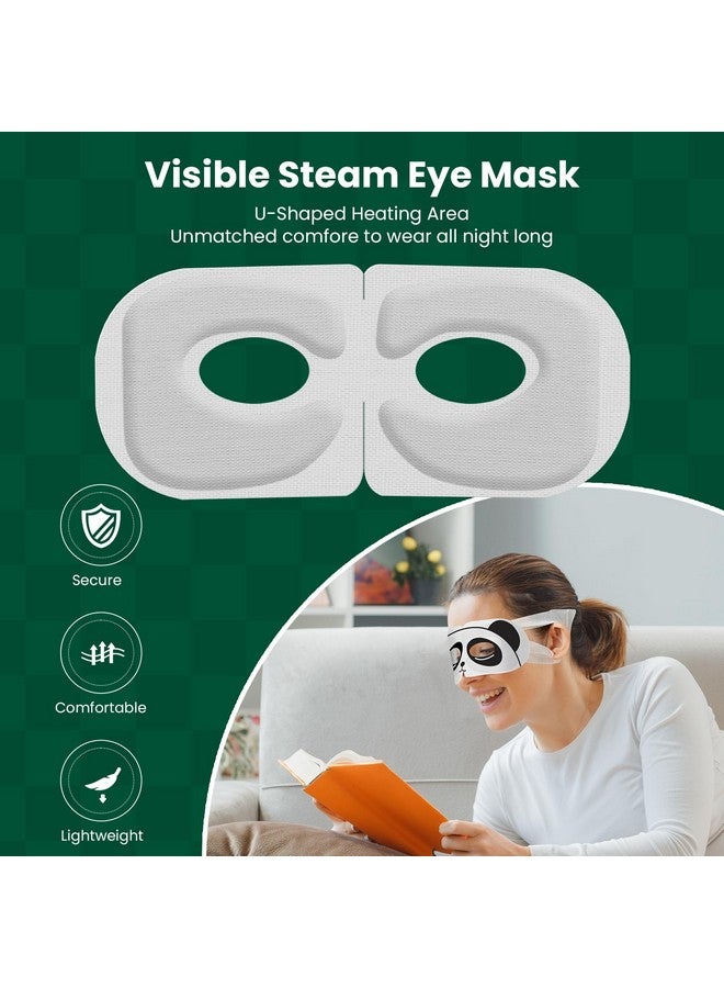 Steam Heat Eye Mask For Dry Eyes Disposable Heated Eye Maskwarm Eye Compress For Dark Circles Spa Eye Mask For Puffy Eyes Maskmoist Self Heating Pads For Tired Eyes