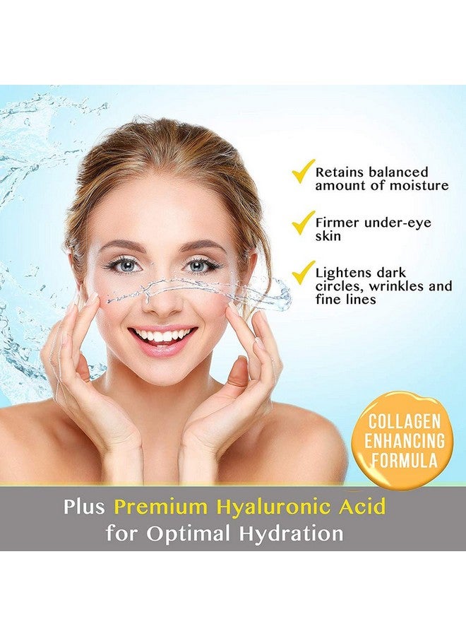 Under Eye Patches 30 Pairs Gold Eye Mask Eye Gel Pads With Collagen Treatment For Reducing Dark Circles Lighten Wrinkles Antiaging Moisturizing Fine Lines Eye Bags Puffiness For Women Men