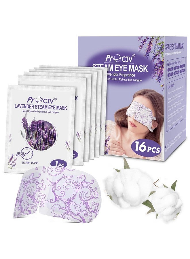 16 Packs Steam Eye Masks For Dark Circles And Puffiness Self Heated Eye Mask Disposable Sleep Mask Soothing Headache Relief Dry Eyes Stress Relief Relief Eye Fatigue Spa Gifts Travel Essentials